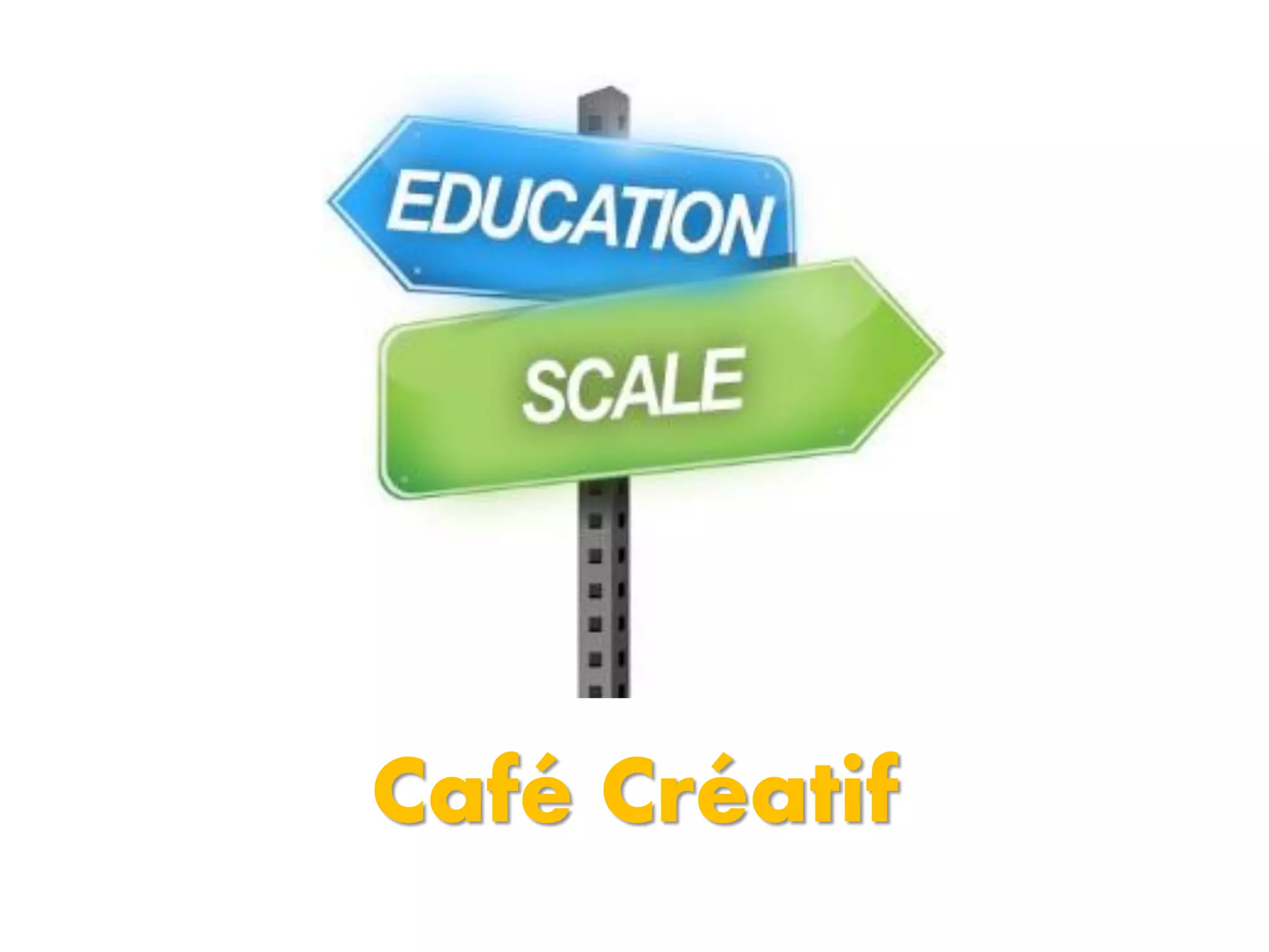 Cover slide of the Café Créatif Pitch Deck Teardown pitch deck
