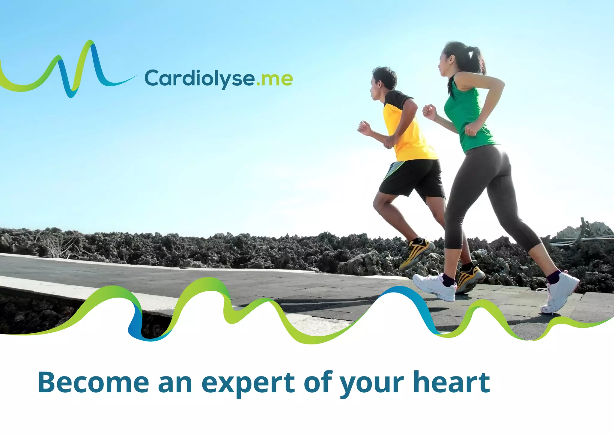 Cover slide of the Cardiolyse pitch deck