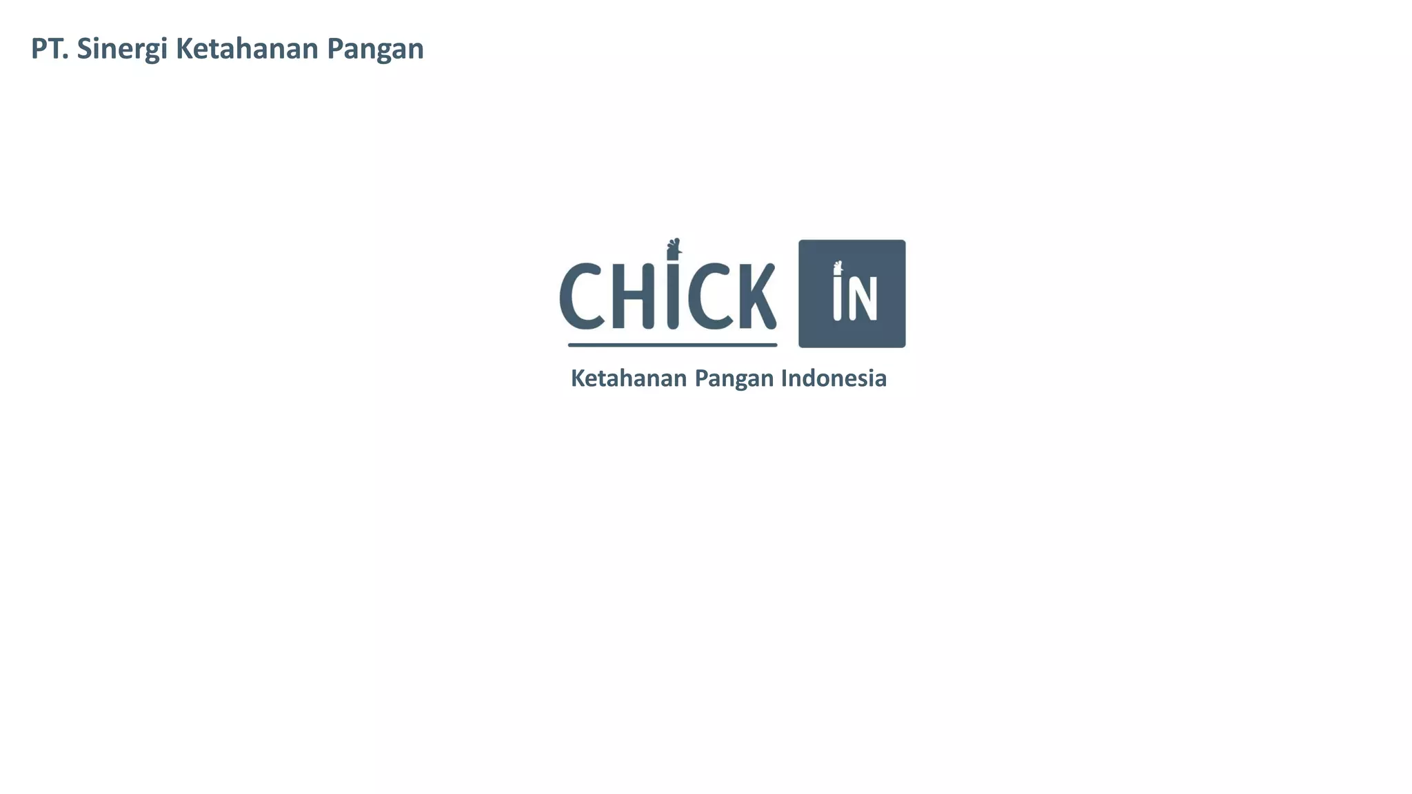 Cover slide of the Chick in Pitch Deck Teardown pitch deck