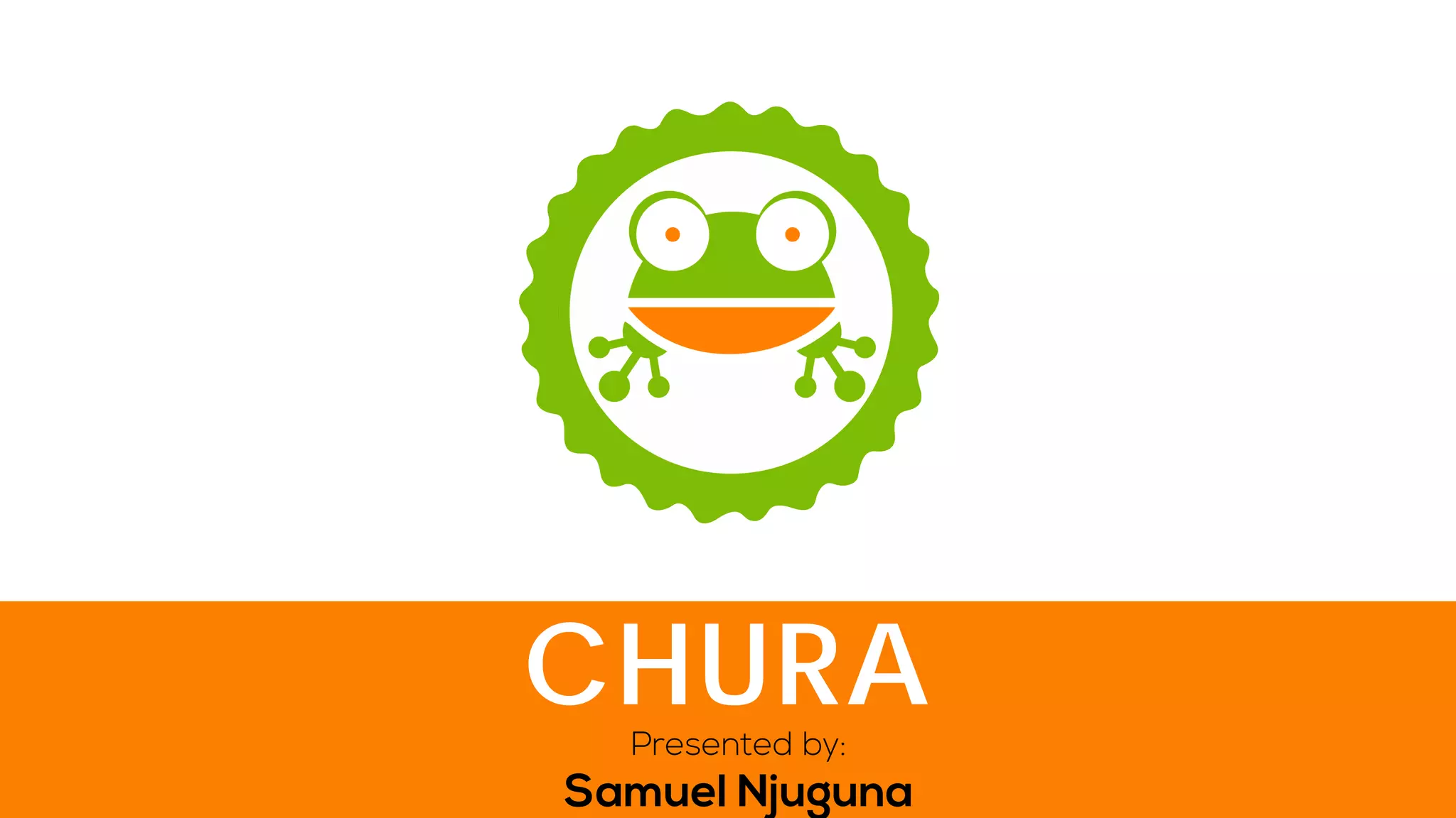 Cover slide of the Chura pitch deck — Early Stage / Seed