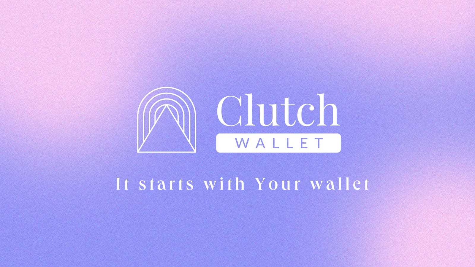 Cover slide of the Clutch Wallet pitch deck — Pre-seed 2021