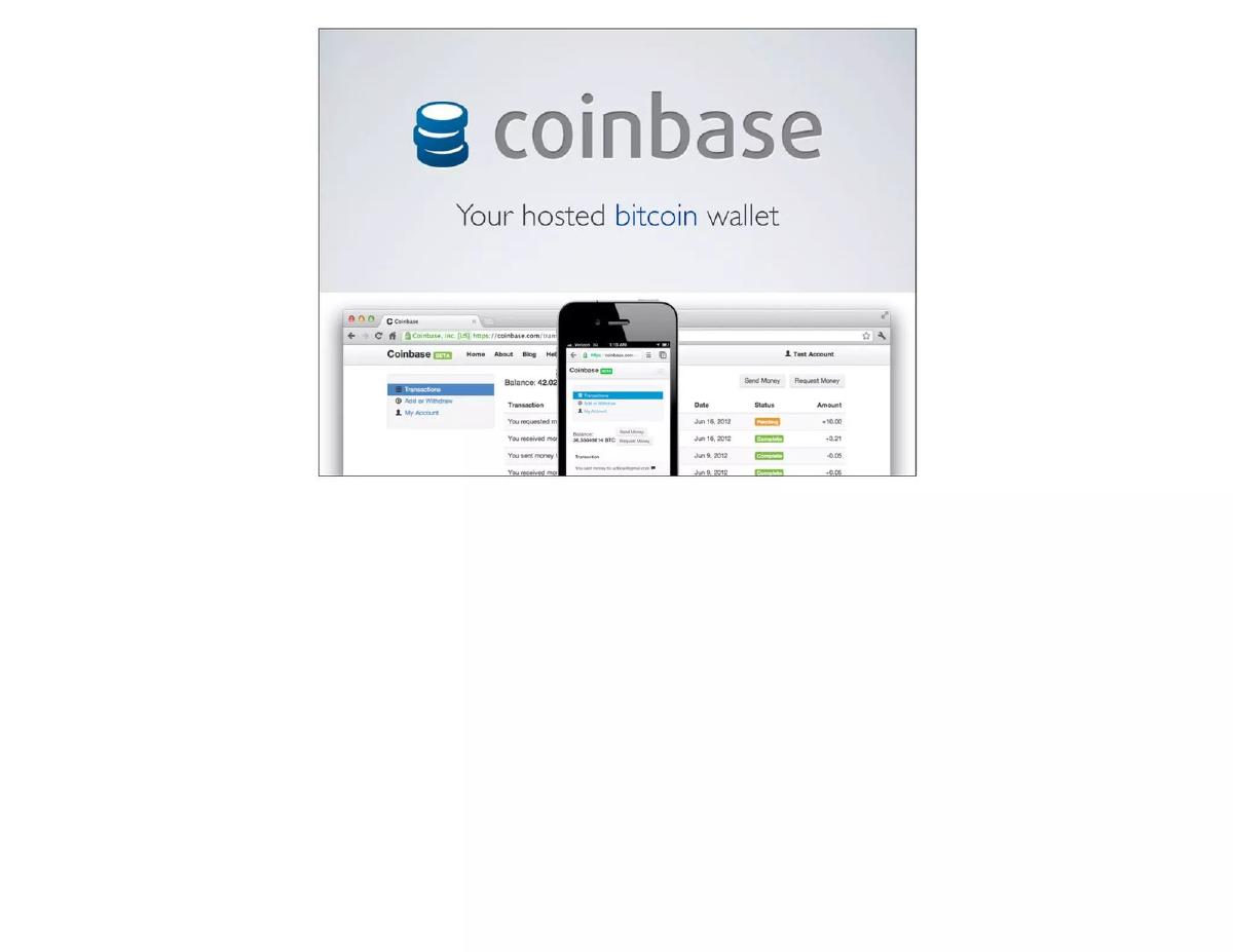Cover slide of the Coinbase 2012 Pitch Deck Breakdown pitch deck
