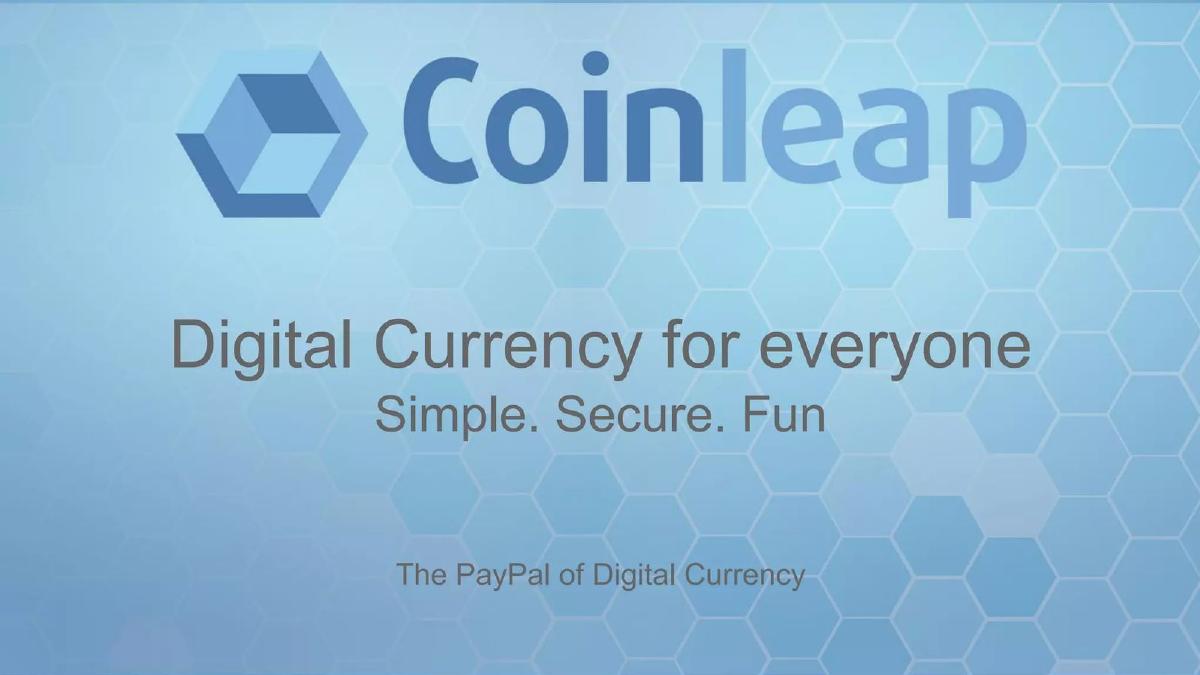 Cover slide of the Coinleap Pitch Deck Teardown pitch deck