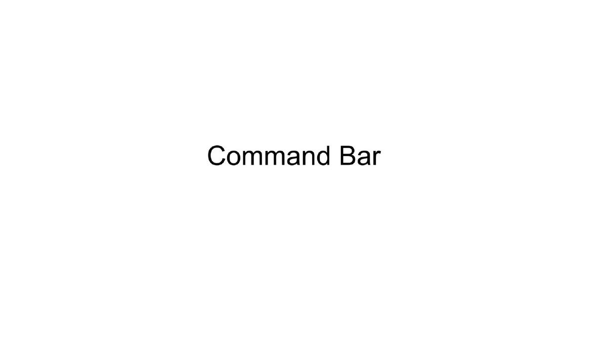 Cover slide of the CommandBar Pitch Deck Teardown pitch deck