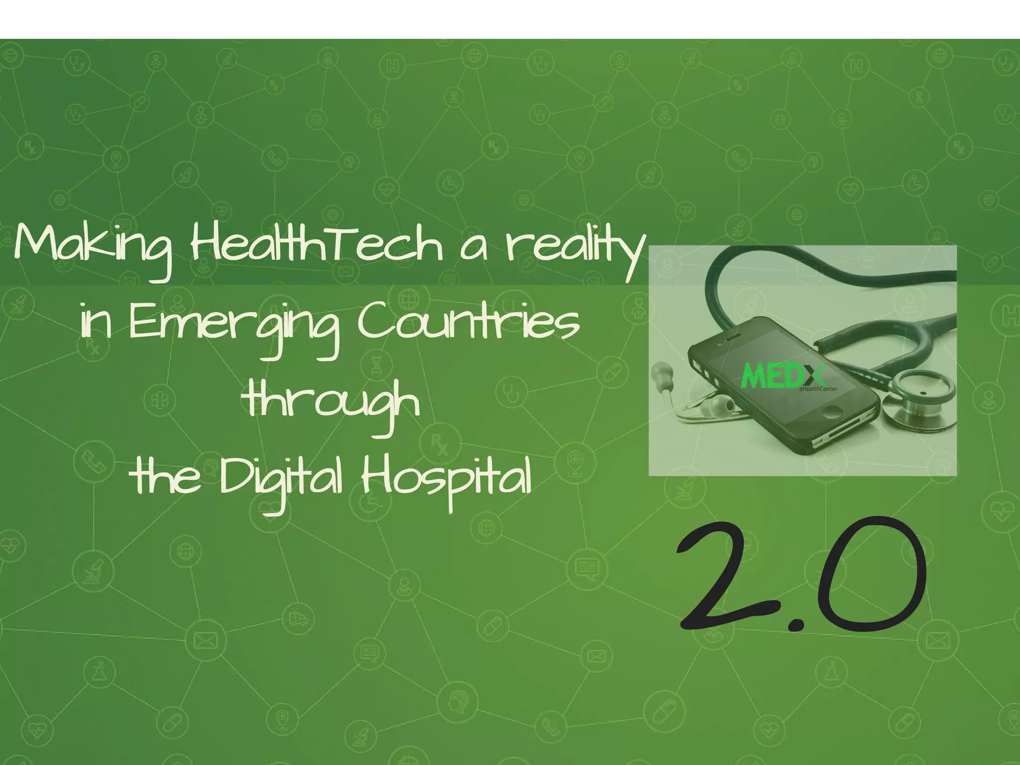 Cover slide of the Commercial MEDxCARE Pitch Deck Teardown pitch deck