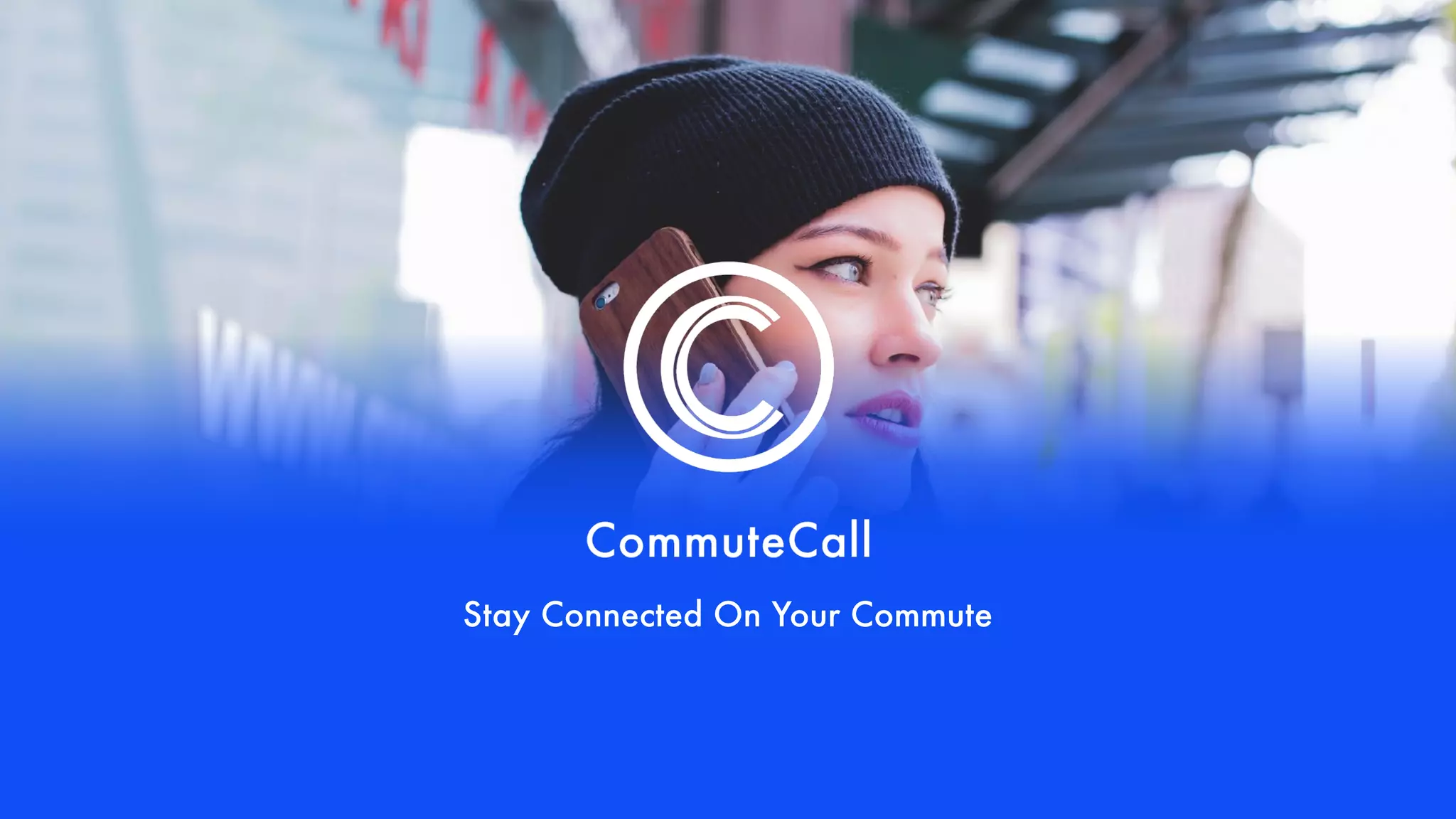 Cover slide of the Commute Call Pitch Deck Teardown pitch deck