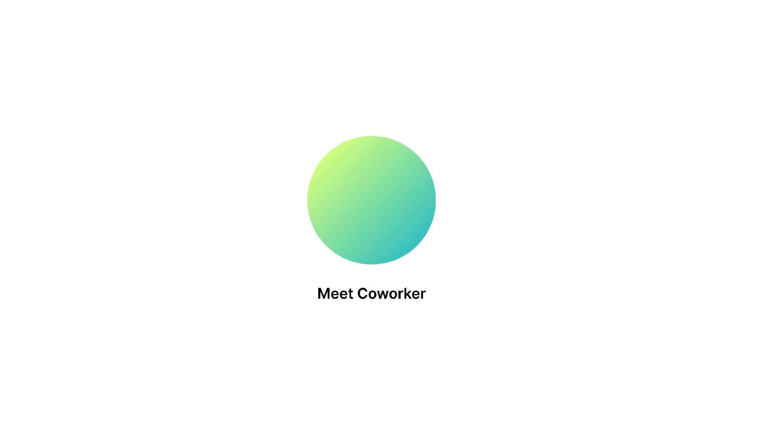 Cover slide of the Coworker pitch deck — Seed 2024