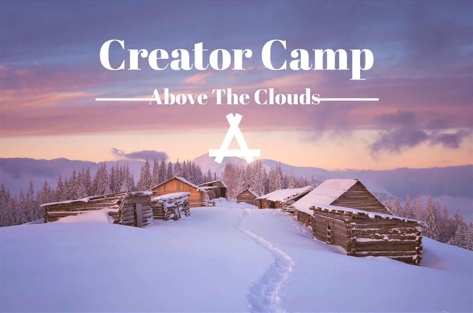 Cover slide of the Creator Camp pitch deck — Seed 2023