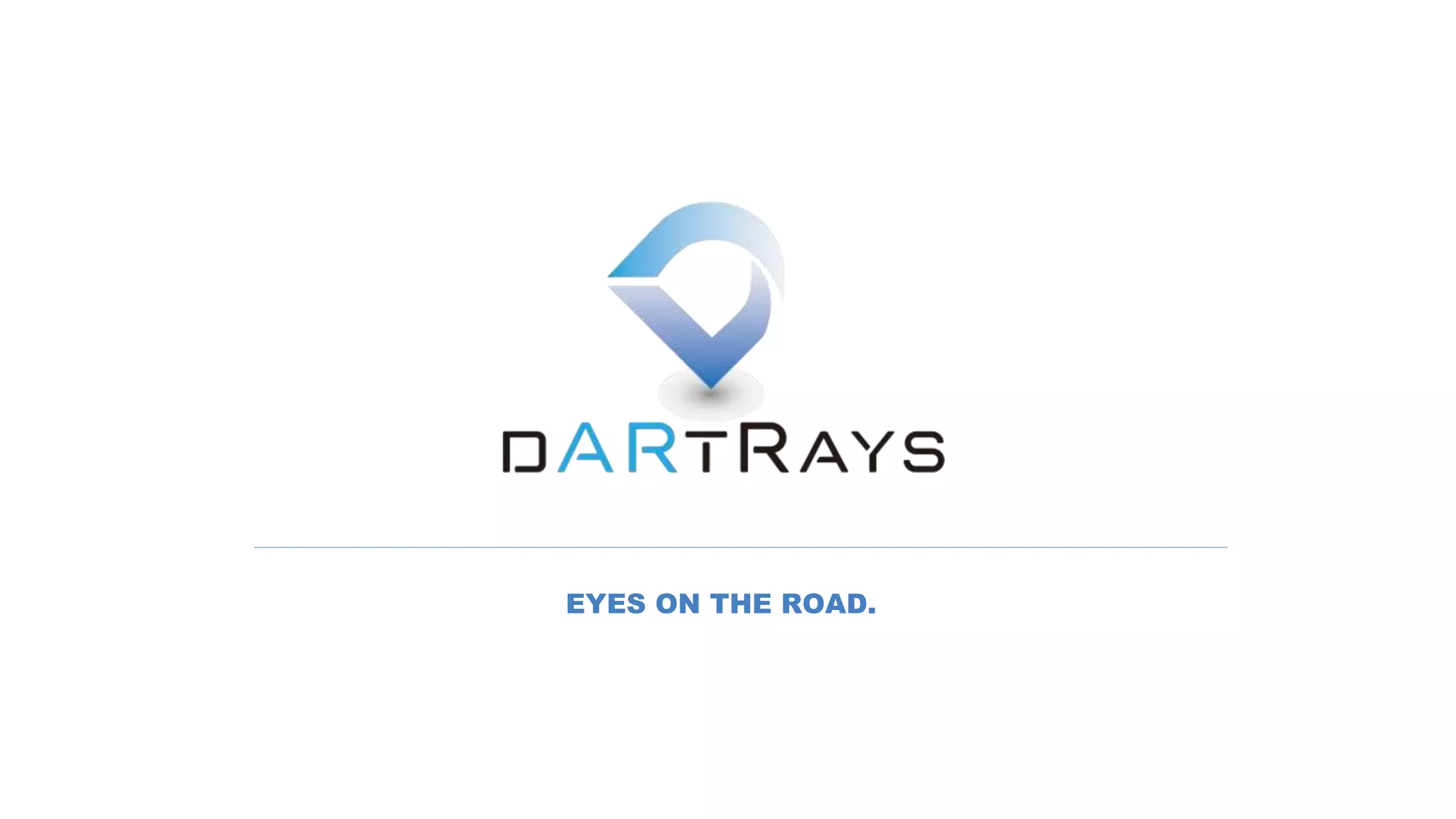 Cover slide of the DARTRAYS WHUD II pitch deck — 2019