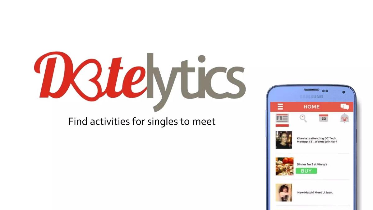 Cover slide of the Datelytics Pitch Deck Teardown pitch deck