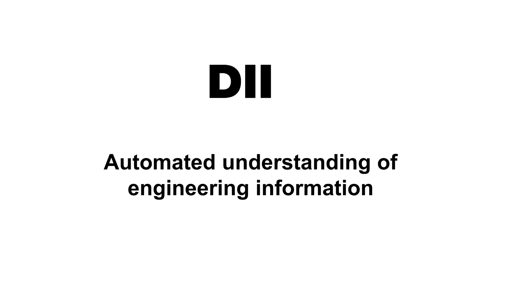 Cover slide of the Dii 21 pitch deck — 2021
