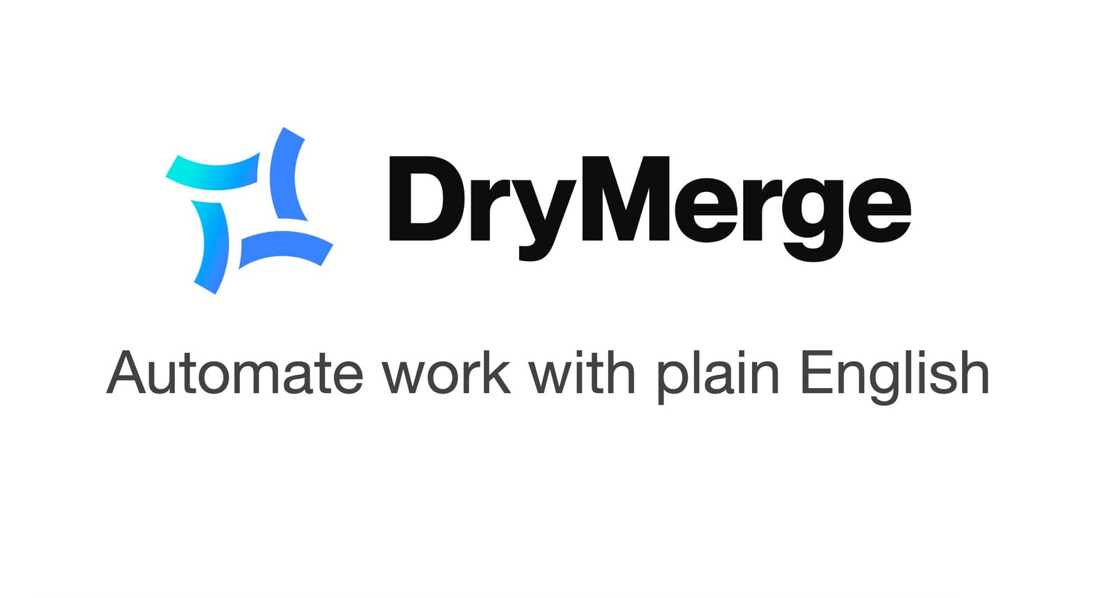Cover slide of the DryMerge pitch deck — Seed 2024