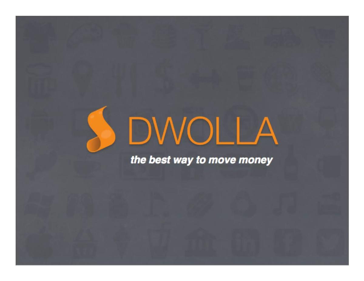 Cover slide of the Dwolla Pitch Deck Breakdown pitch deck
