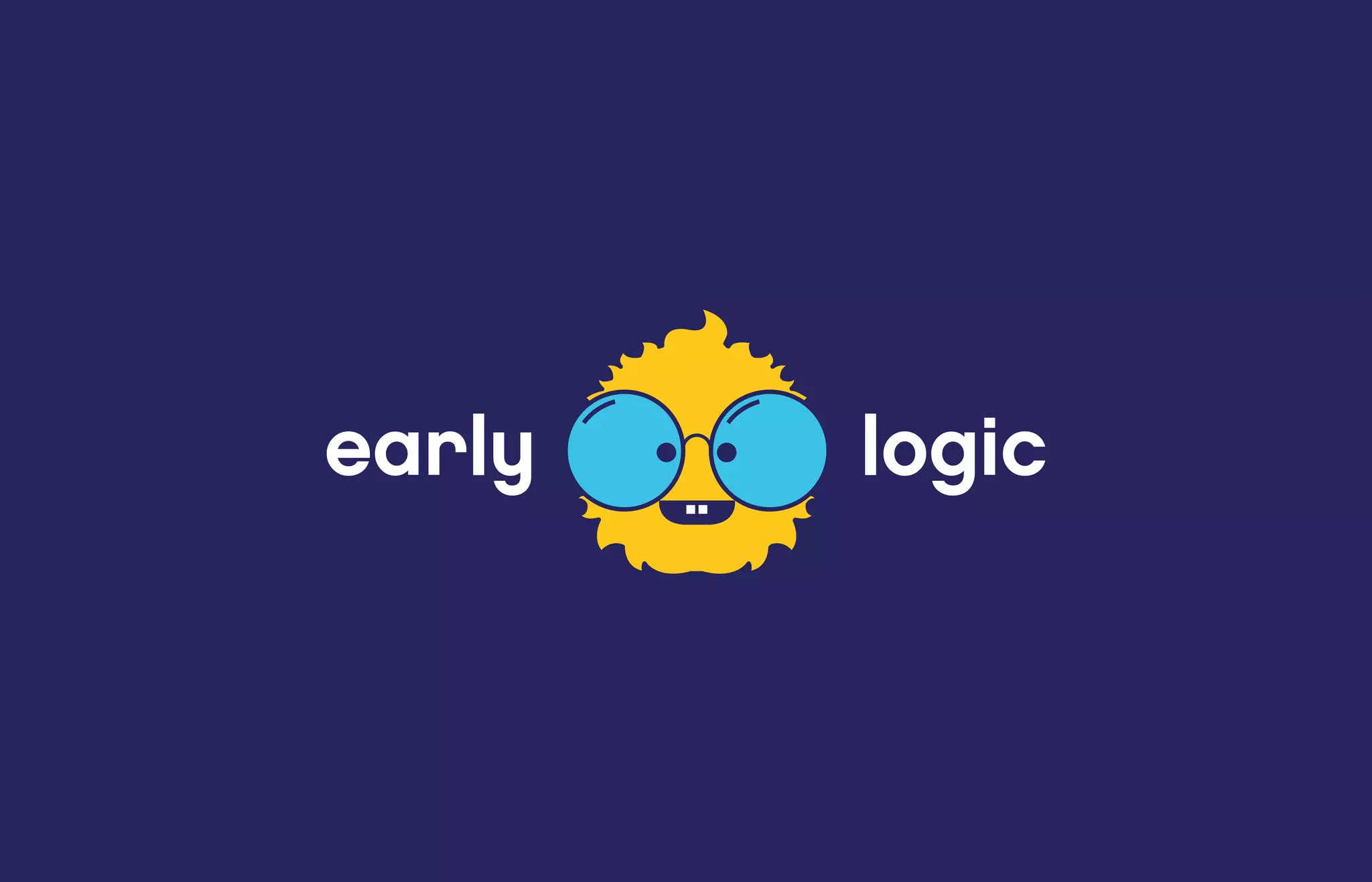 Cover slide of the Early Logic pitch deck