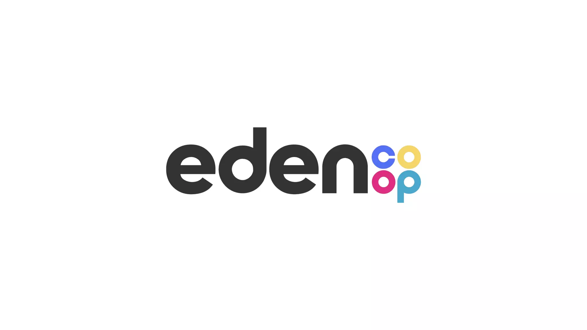 Cover slide of the Eden Co-op pitch deck — Early Stage / Pilot 2020