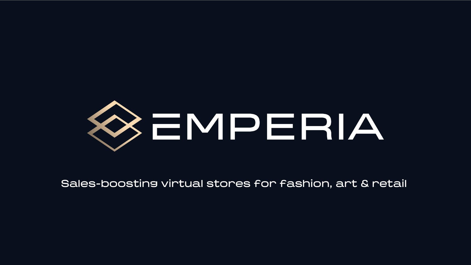 Cover slide of the Emperia pitch deck — Series A 2024