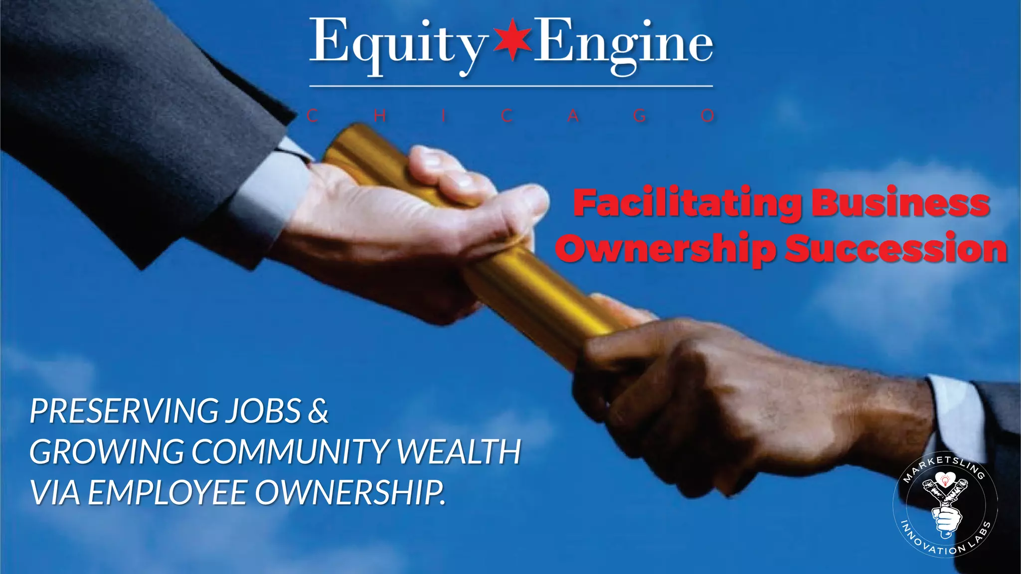 Cover slide of the Equity Engine Pitch Deck Teardown pitch deck