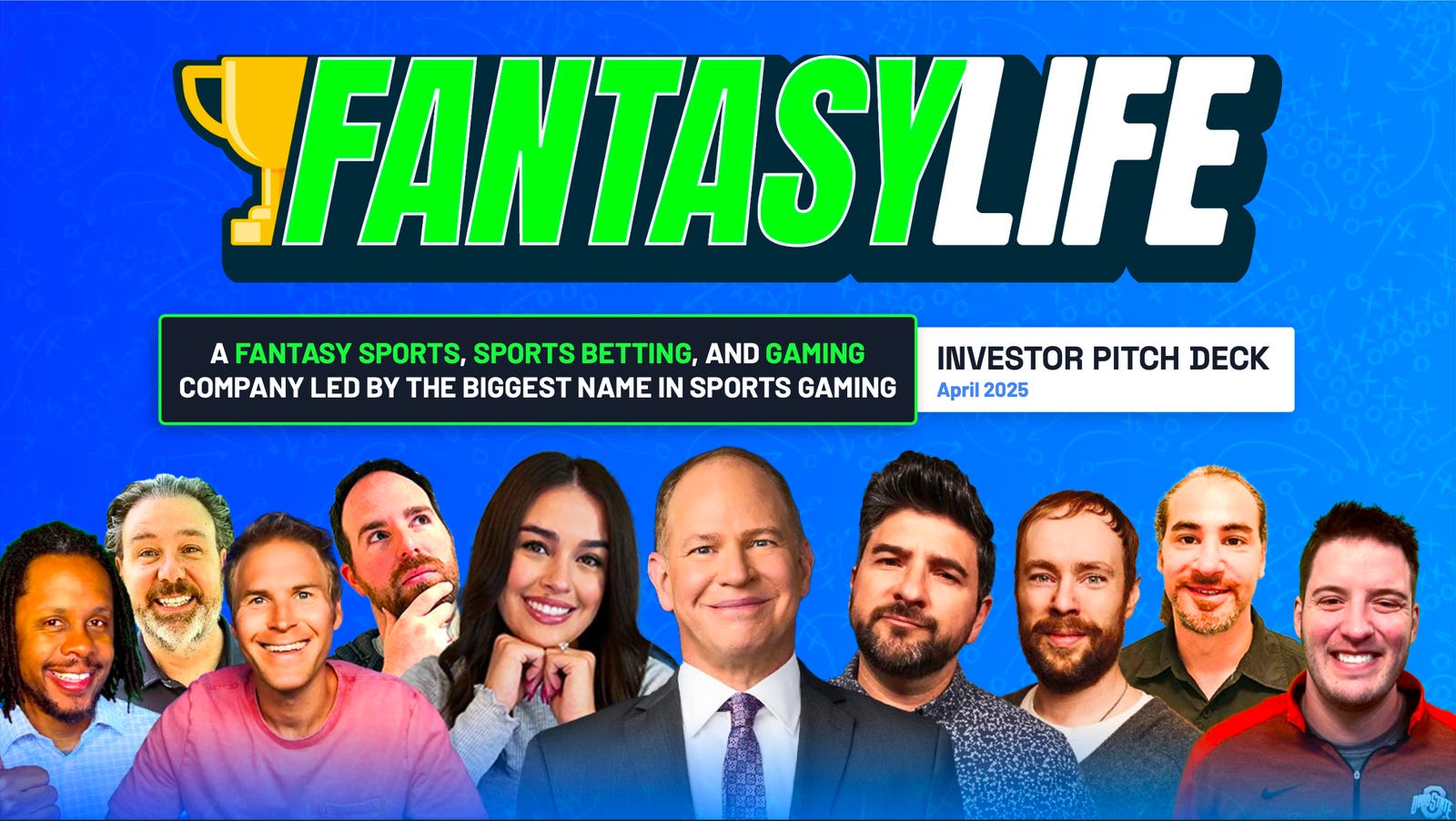 Cover slide of the Fantasy Life pitch deck — Series A 2024
