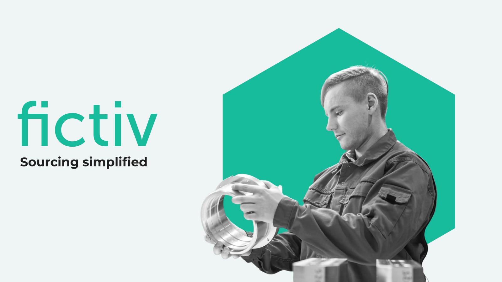 Cover slide of the Fictiv pitch deck — Series E 2024
