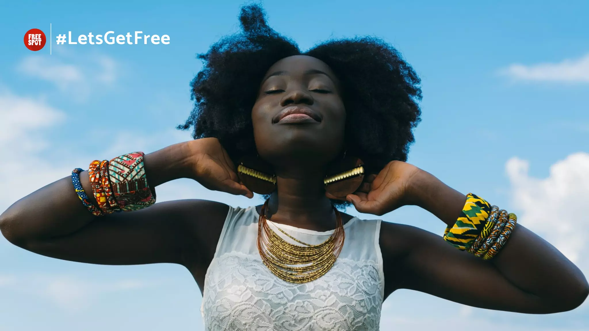 Cover slide of the FreeSpot pitch deck — Early Stage / Seed 2020