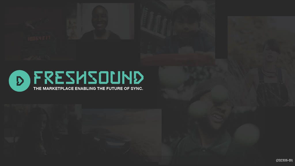 Cover slide of the Freshsound pitch deck — Seed 2024