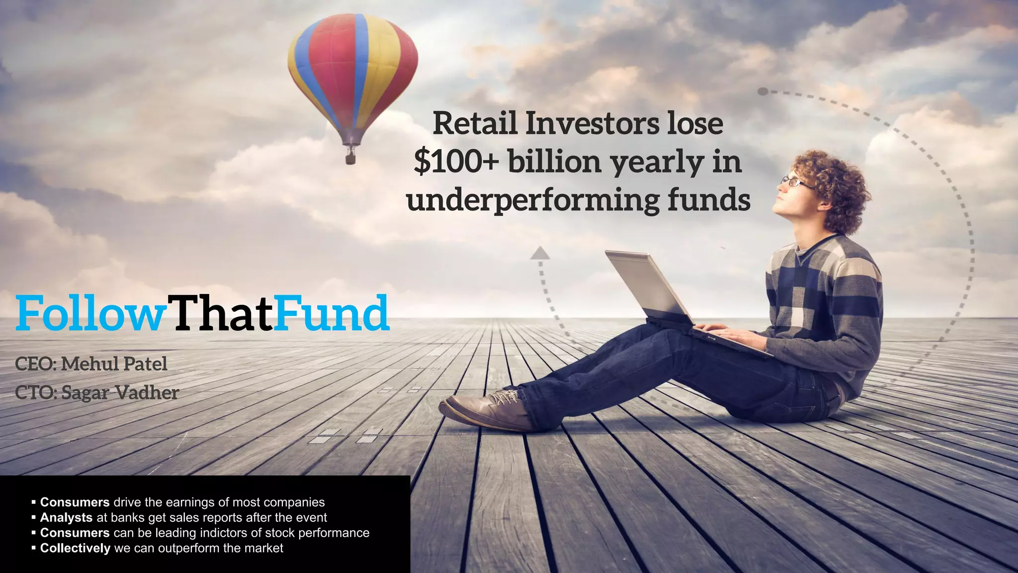 Cover slide of the Ftf (Follow That Fund) pitch deck — Early Stage 2014