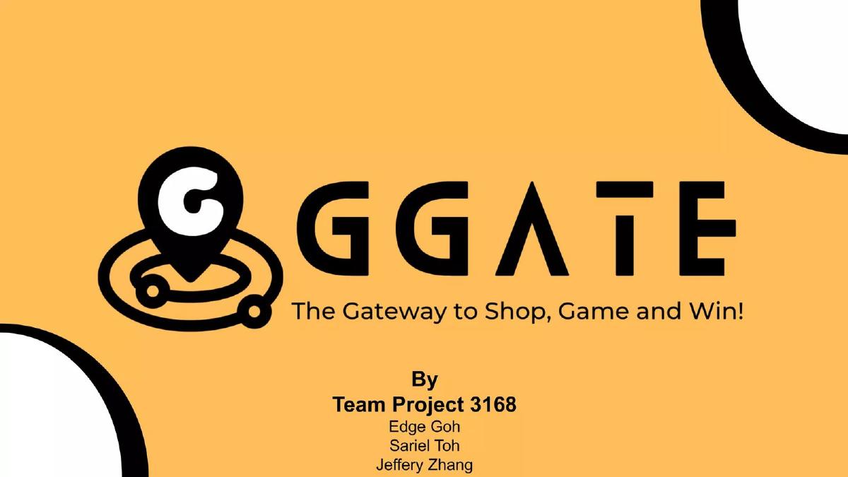 Cover slide of the G gate pitch deck — Seed / Pre-Seed 2021