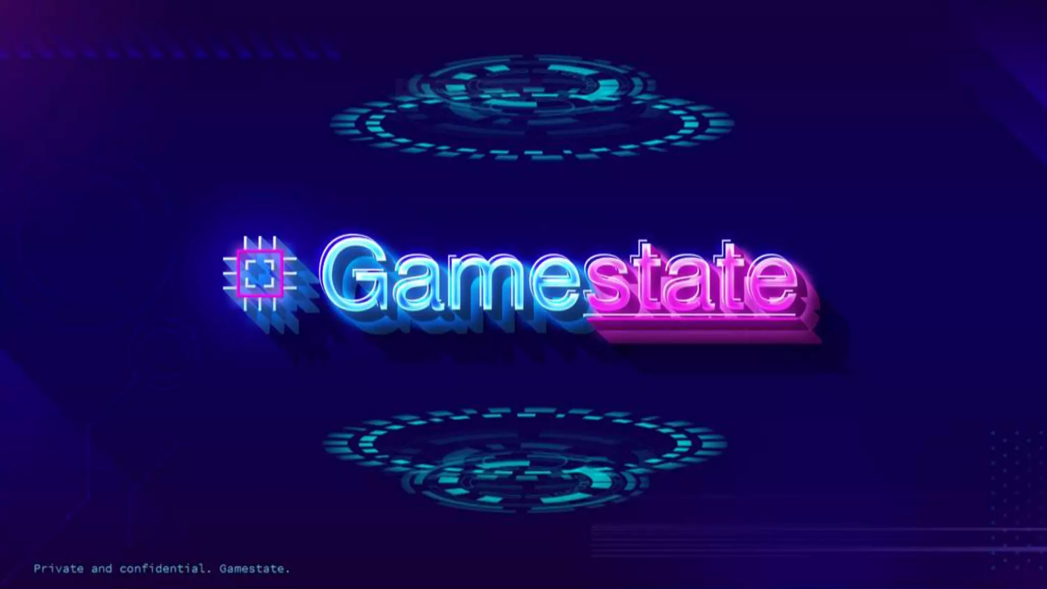 Cover slide of the Gamestate Pitch Deck Teardown pitch deck