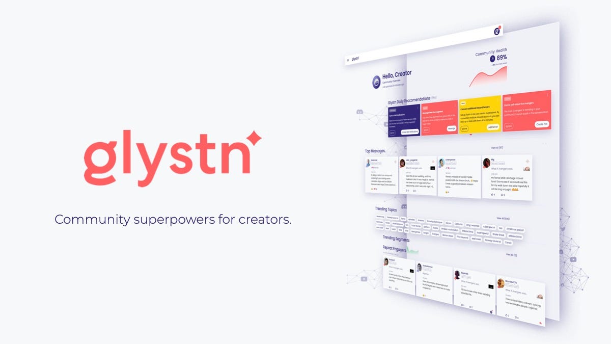 Cover slide of the Glystn pitch deck — Seed 2024