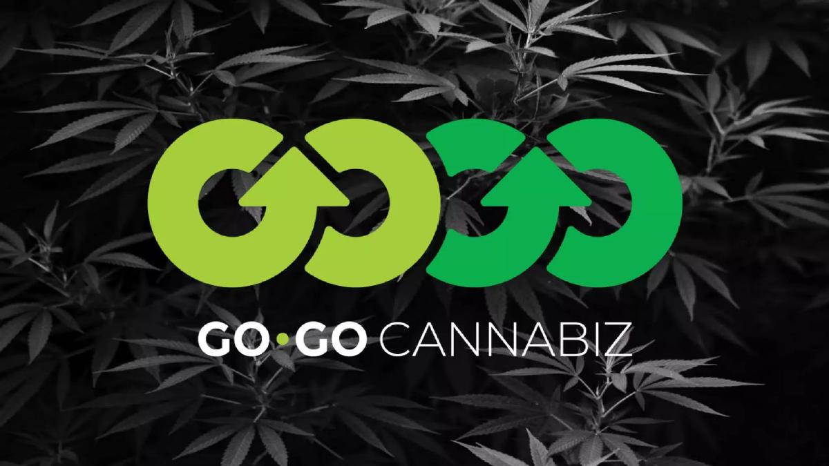 Cover slide of the GO GO CANNABIZ pitch deck — Seed / Early Stage 2019