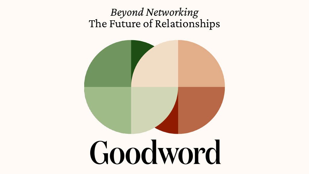 Cover slide of the Goodword pitch deck — Seed 2024