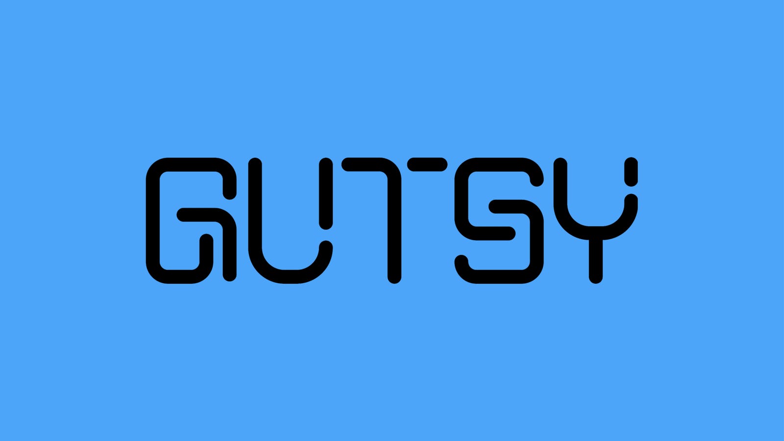 Cover slide of the Gutsy pitch deck — Seed 2024