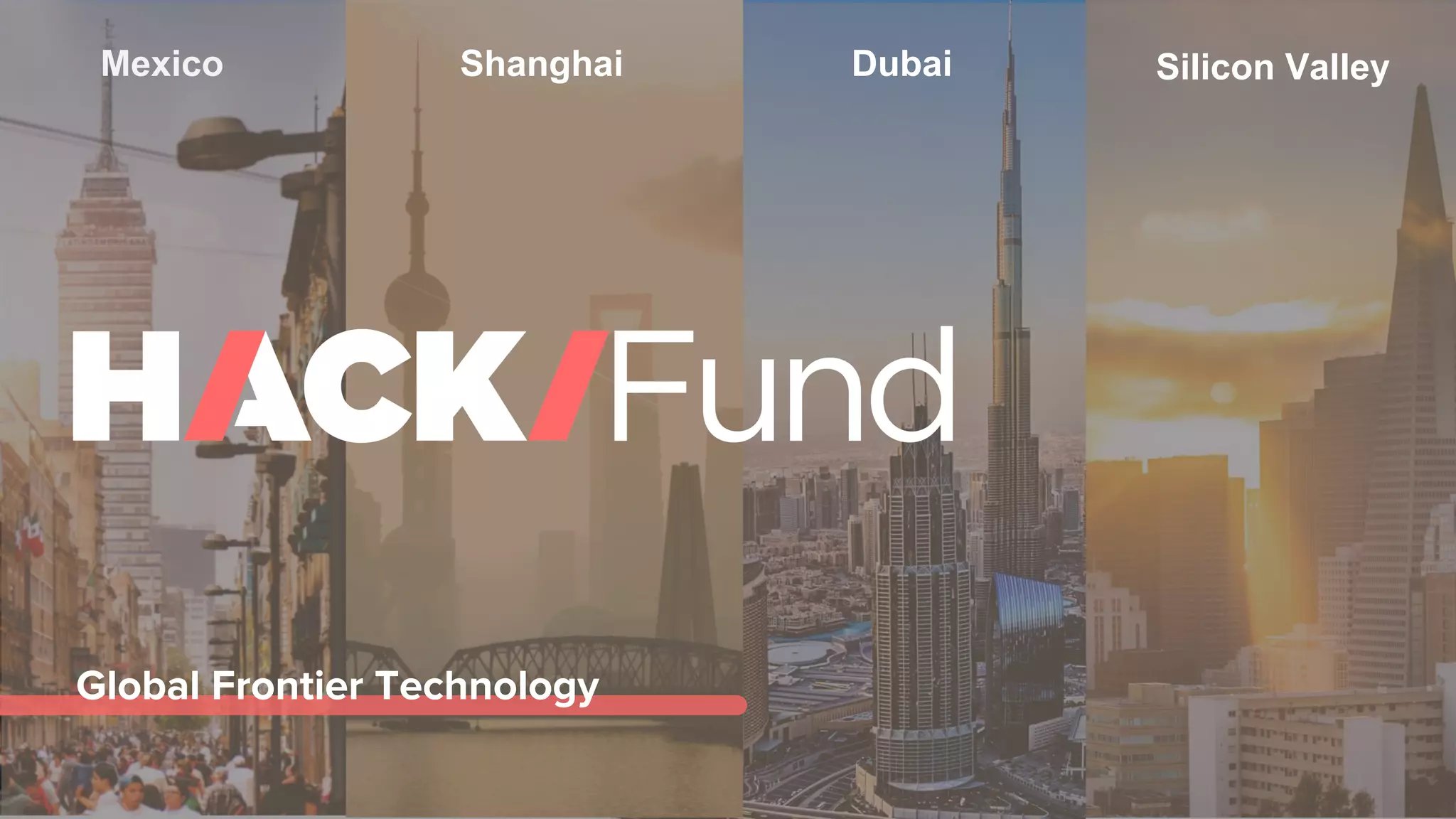 Cover slide of the Hack Fund Pitch Deck Teardown pitch deck