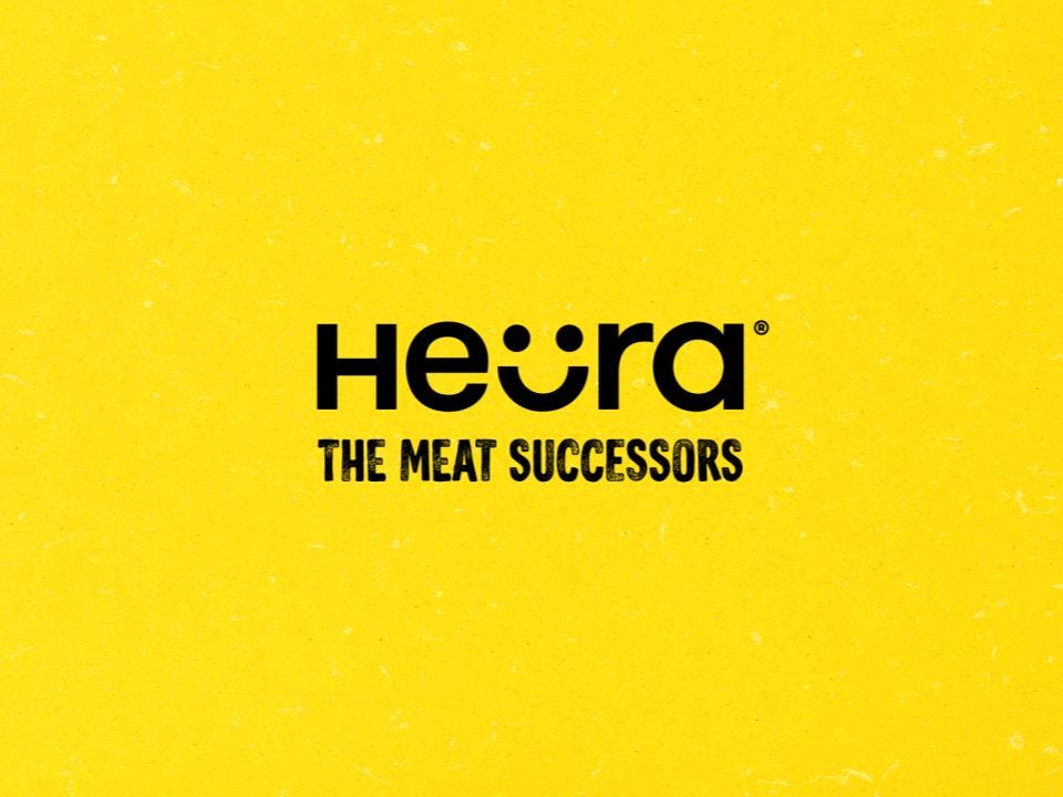 Cover slide of the Heura pitch deck — Strategic Round 2023