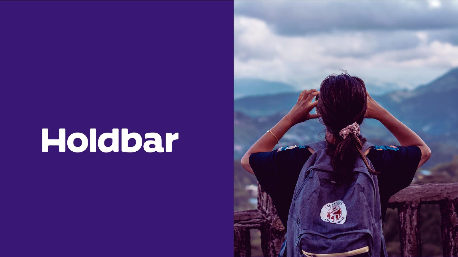 Cover slide of the Holdbar pitch deck — Seed 2024