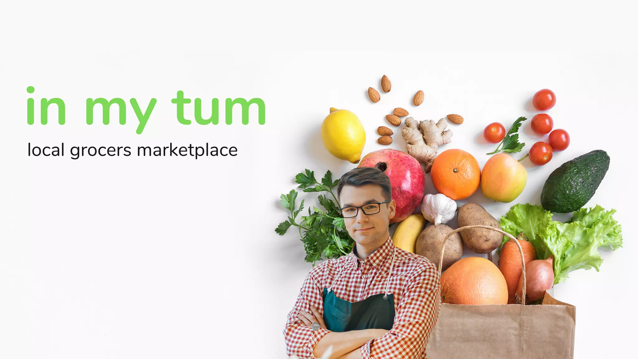 Cover slide of the In My Tum pitch deck — Pre-Seed / Seed 2020