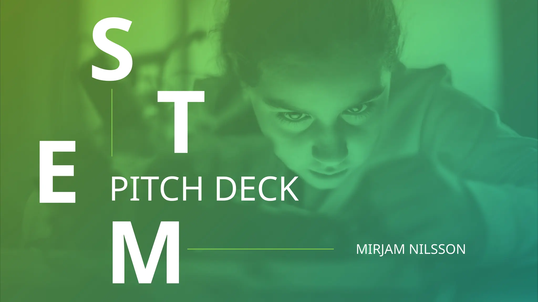 Cover slide of the Contoso Ltd. pitch deck
