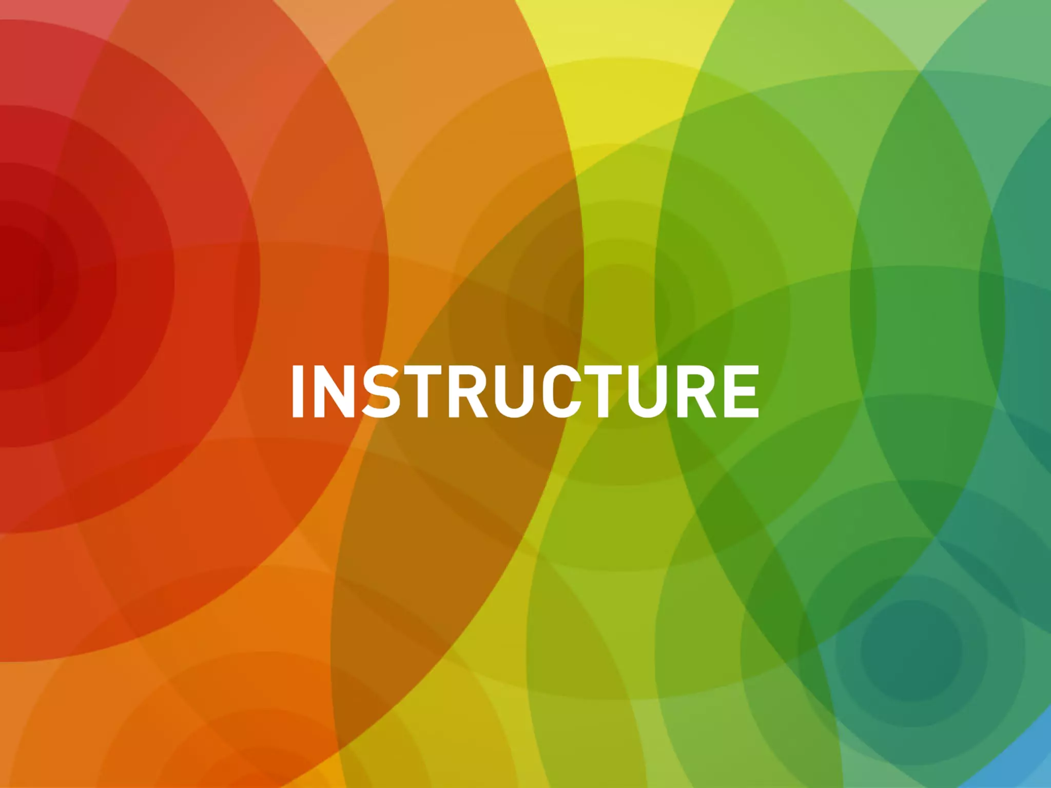 Cover slide of the Instructure pitch deck — Late Stage / Public 2017