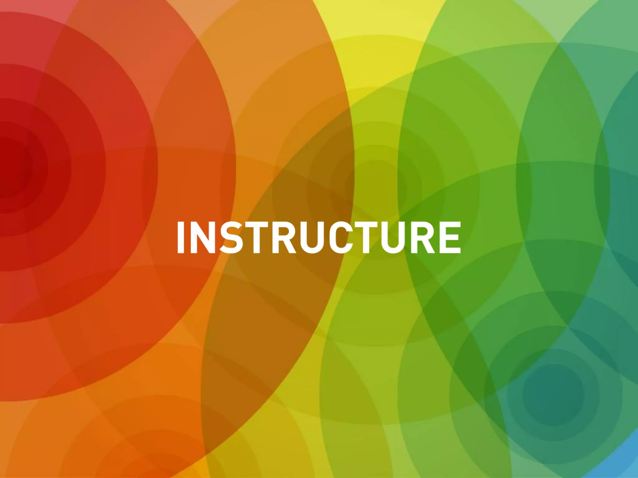 Cover slide of the Instructure pitch deck — Late Stage / Public 2017
