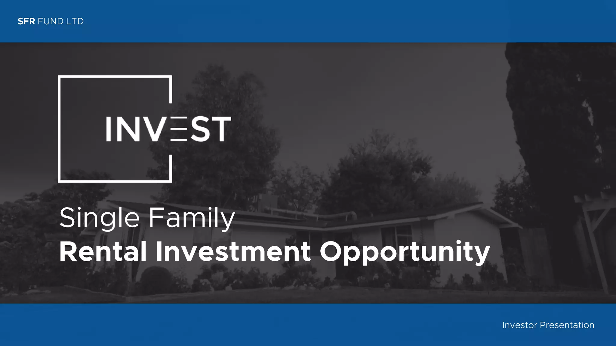 Cover slide of the InvestNet pitch deck — Fundraising (Fund I) 2022