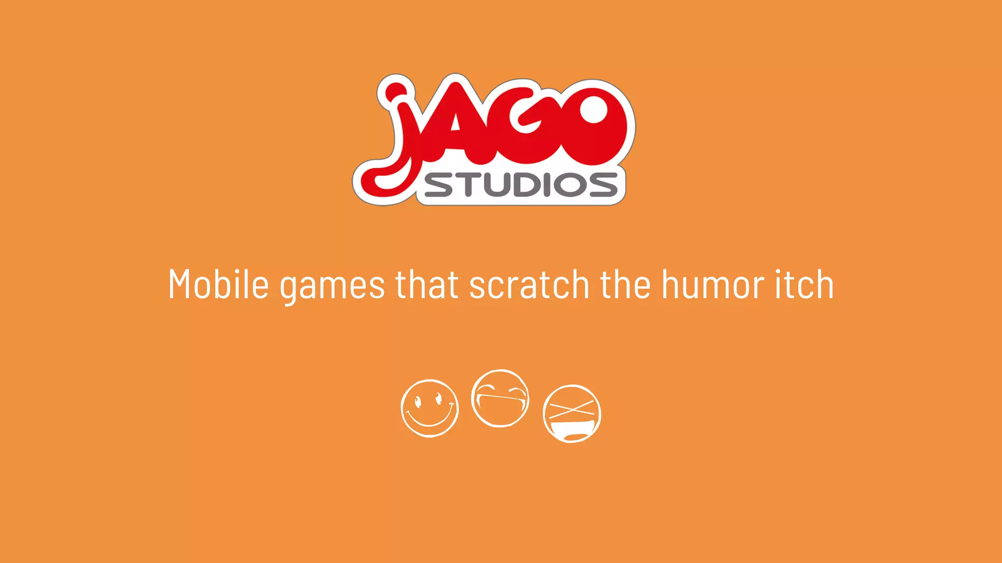 Cover slide of the Jago Studios pitch deck