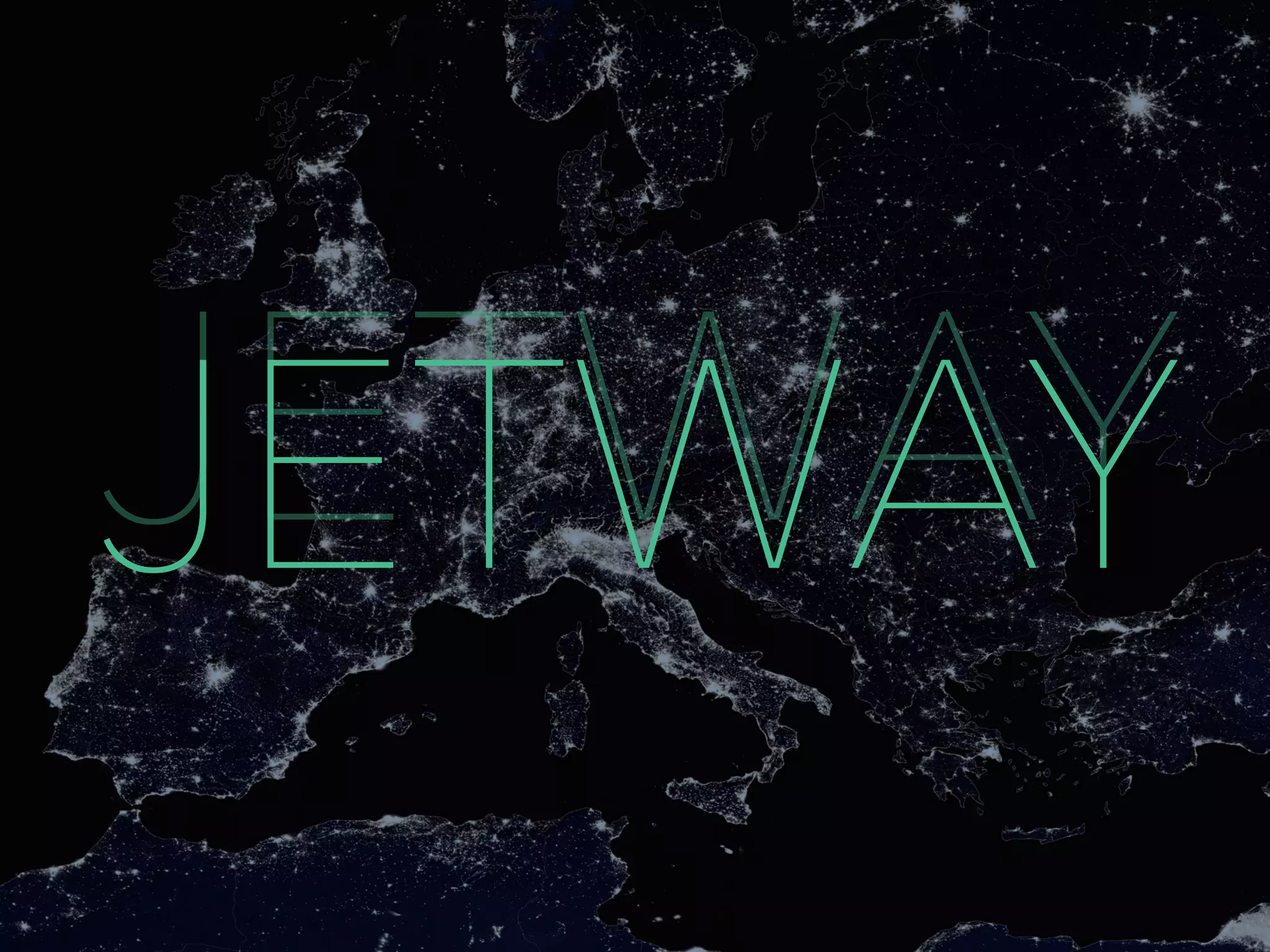 Cover slide of the Jetway pitch deck — Seed 2015