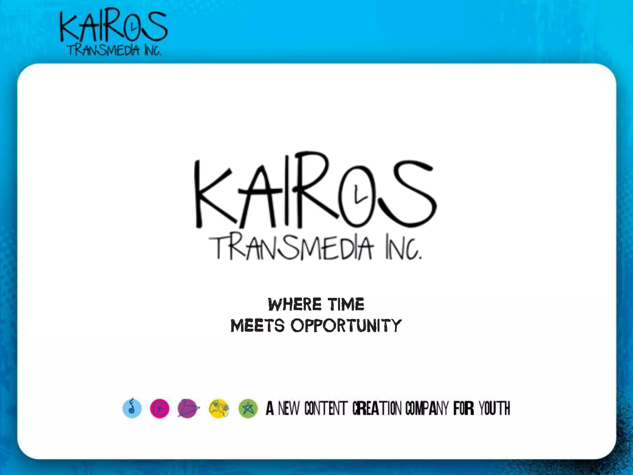 Cover slide of the Kairos Pitch Deck Teardown pitch deck