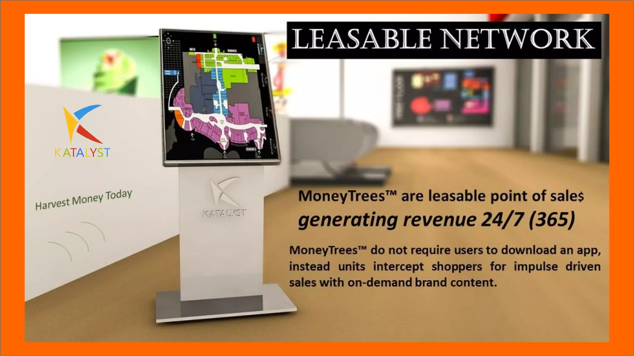 Cover slide of the Katalyst of America CORP (MoneyTrees) pitch deck — 2016