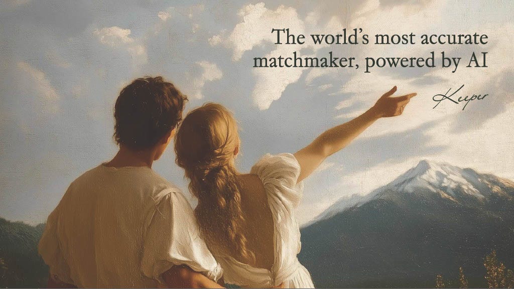 Cover slide of the Keeper pitch deck — Pre-seed 2024