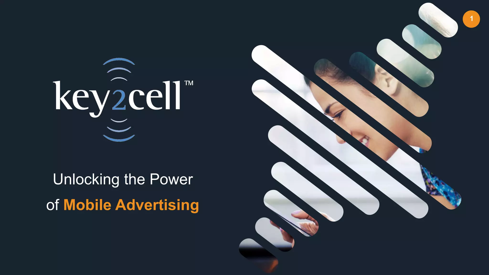 Cover slide of the Key2cell pitch deck — Series A (Planned) 2019