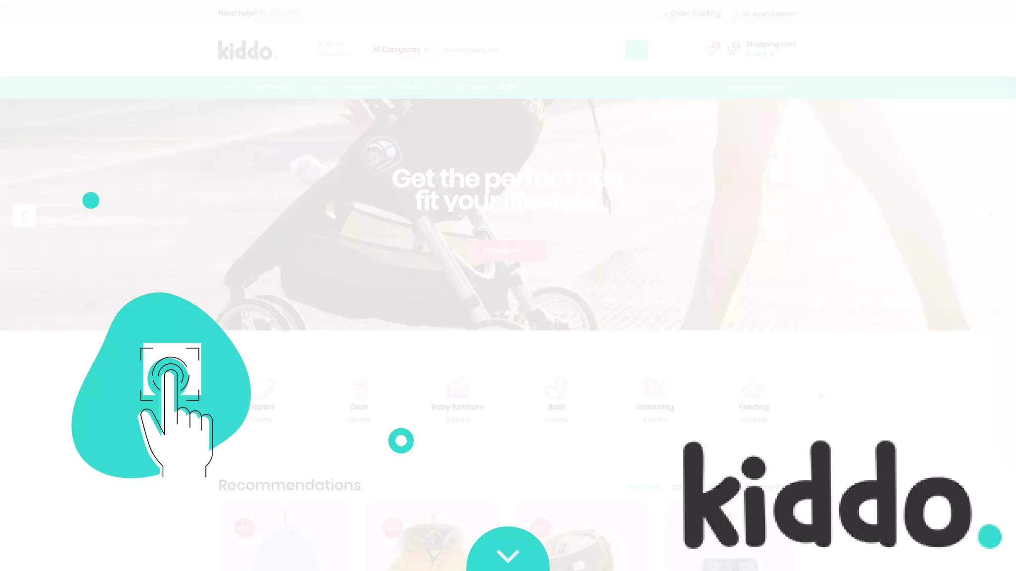 Cover slide of the Kiddo Pitch Deck Teardown pitch deck