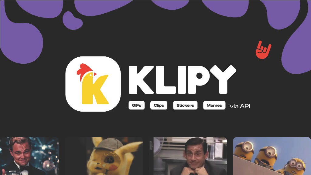 Cover slide of the Klipy pitch deck — Seed 2024