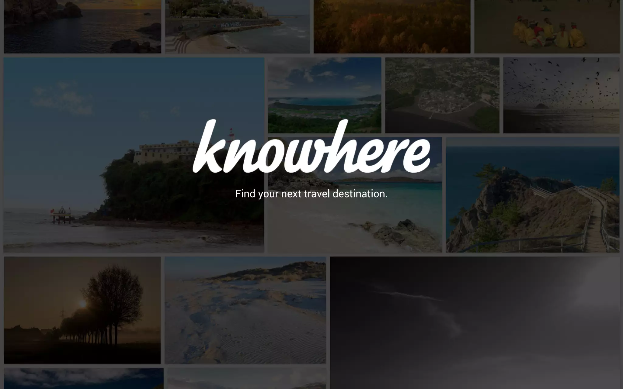 Cover slide of the knowhere pitch deck — Pre-launch / Beta 2015