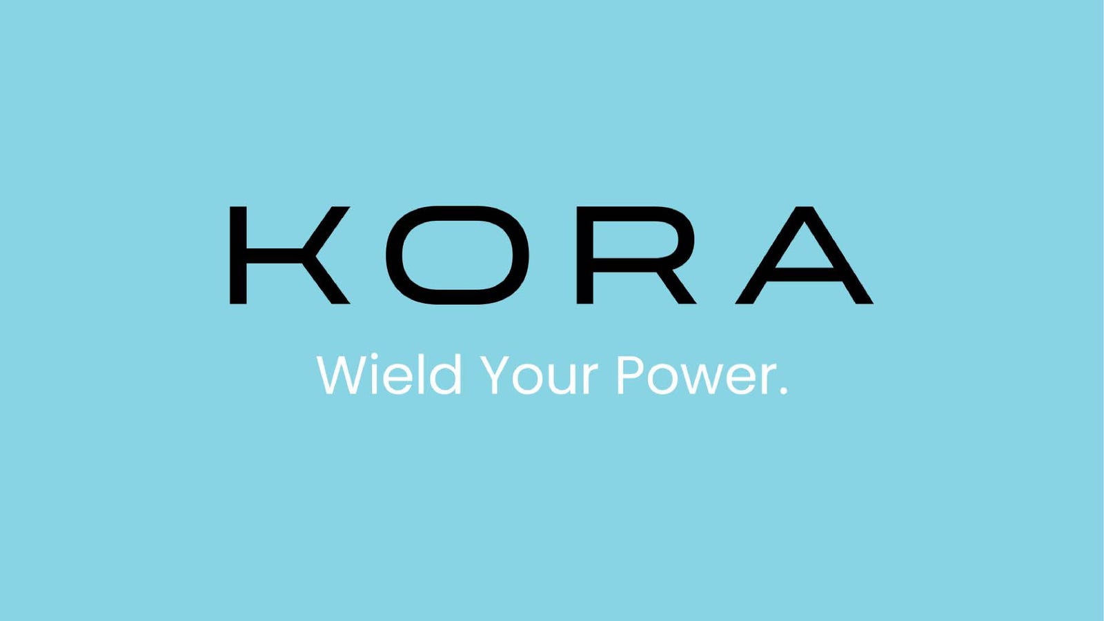 Cover slide of the Kora pitch deck — Seed 2024